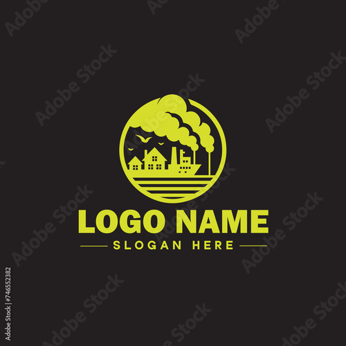  Environmental logo ecologic green nature farm business logo icon editable vector