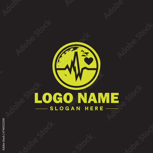  Environmental logo ecologic green nature farm business logo icon editable vector