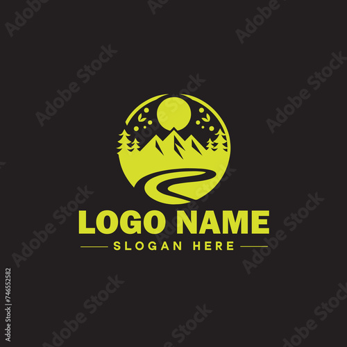  Environmental logo ecologic green nature farm business logo icon editable vector