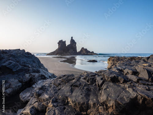 Beach Playa de Benijo in Tenerife