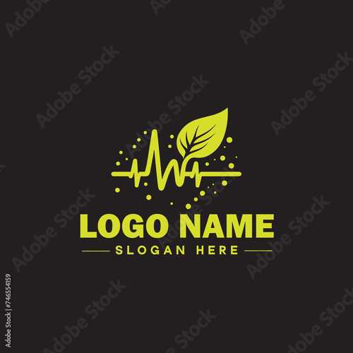  Environmental logo ecologic green nature farm business logo icon editable vector