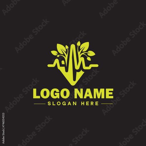  Environmental logo ecologic green nature farm business logo icon editable vector