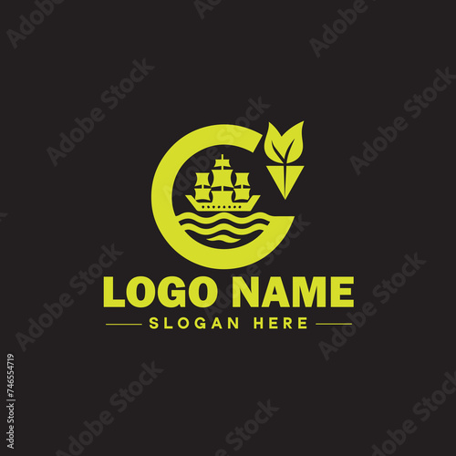  Environmental logo ecologic green nature farm business logo icon editable vector