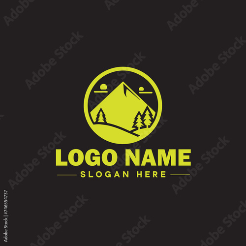  Environmental logo ecologic green nature farm business logo icon editable vector