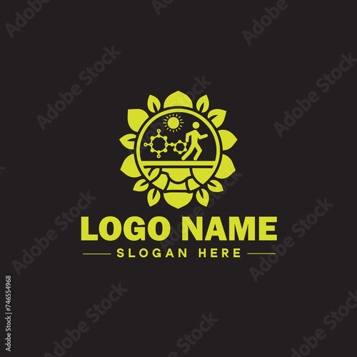  Environmental logo ecologic green nature farm business logo icon editable vector