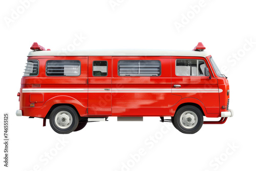 Ambulance isolated on transparent background