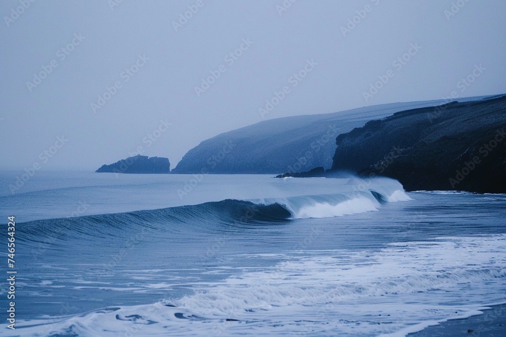 Waves of Cornwall in Winter_