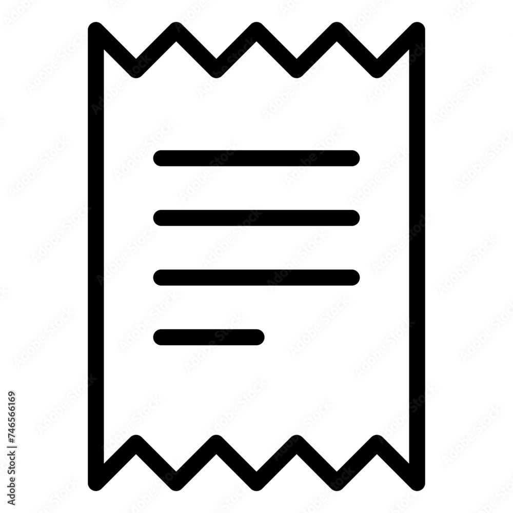 Invoice, Offer and Contract line icons. Financial Document, Payment Bill and Receipt vector icon Invoice, Offer and Contract line icons. Financial Document, Payment Bill and Receipt vector icon