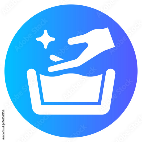 handwash gradient icon