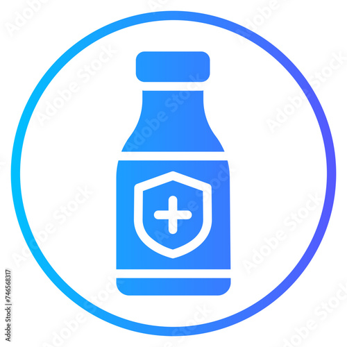 rubbing alcohol gradient icon