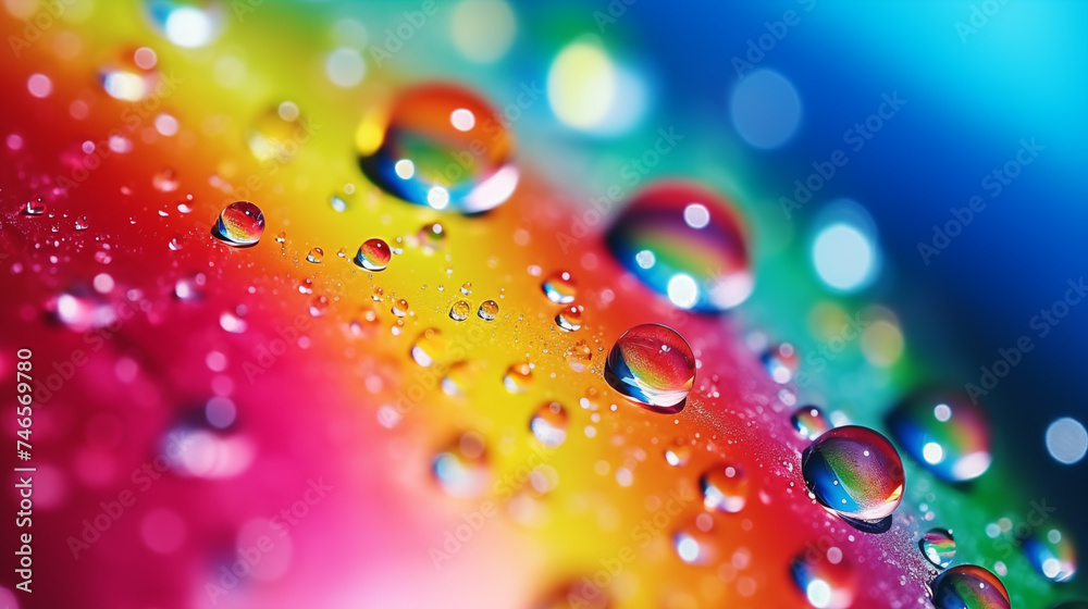 Pictures of water drops on colorful plants
Pictures of water drops on colorful plants
