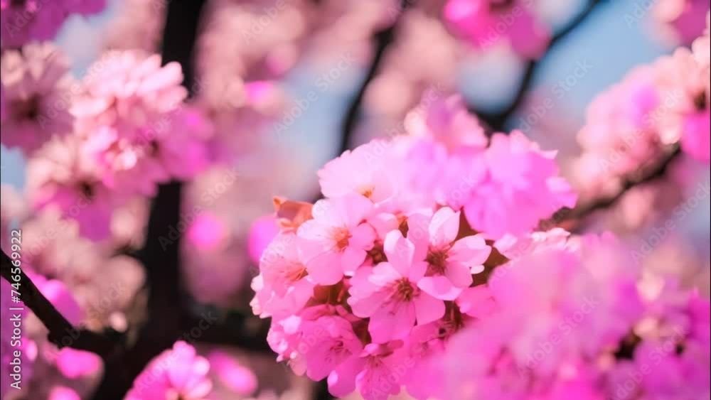 pink flowered tree, perfect spring nature backgrounds pink flowered tree, perfect spring nature backgrounds