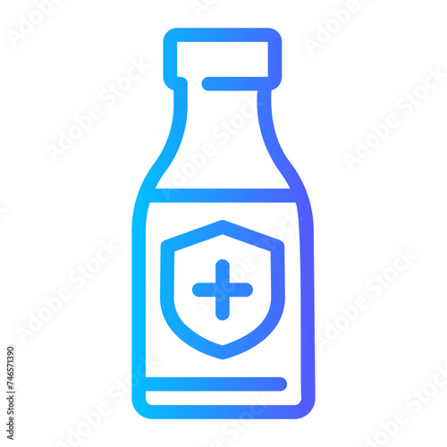 rubbing alcohol gradient icon