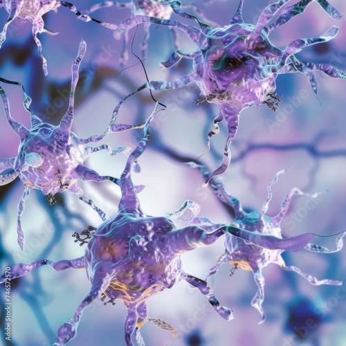 Microglial cells as the immune warriors of the brain photo