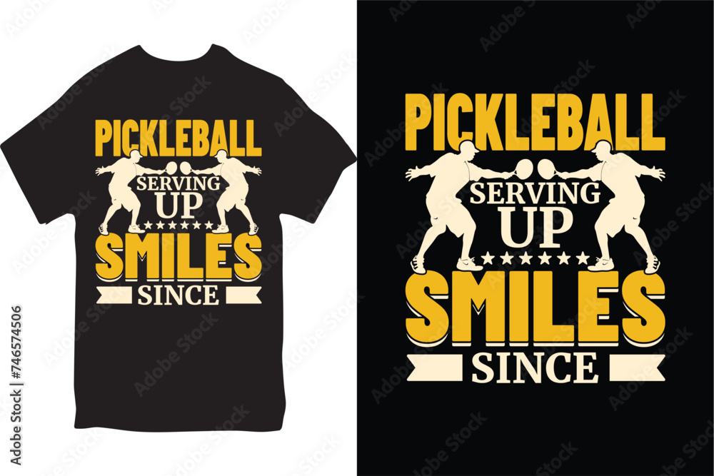 Pickleball tshirt Design for Male and Female