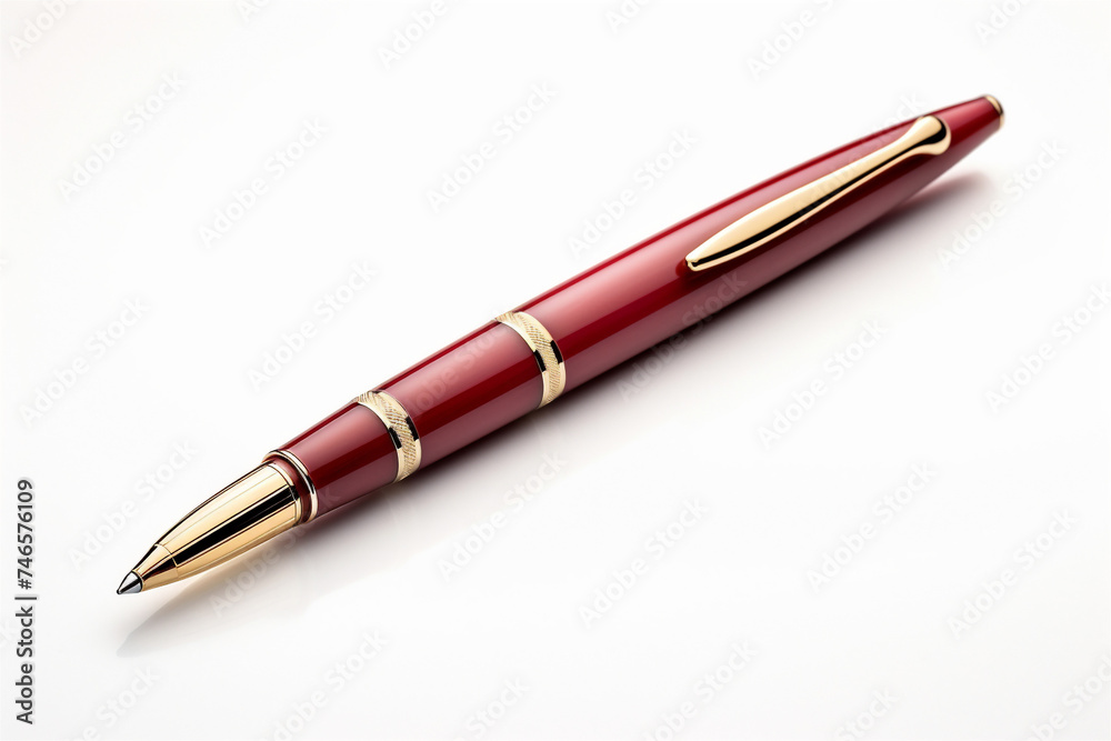 fountain pen on white background fountain pen on white background
