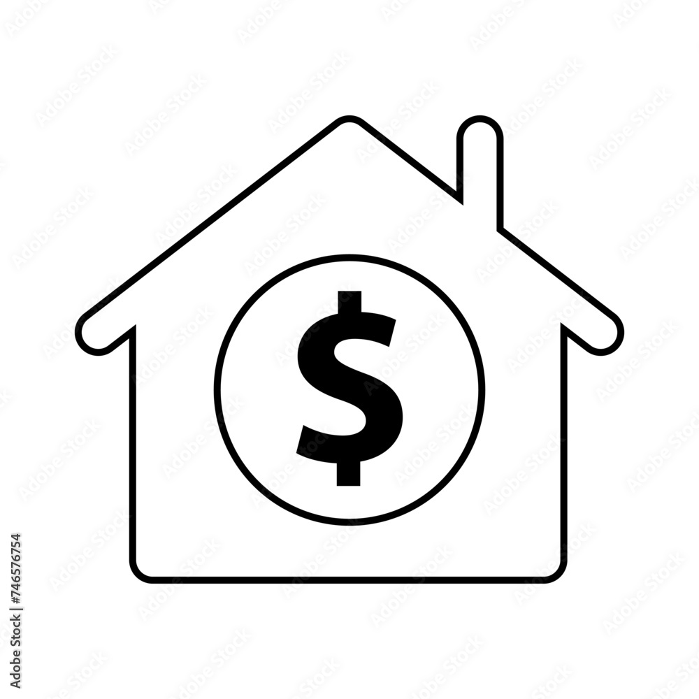 Home vector image to be used in web applications, mobile applications and print media. Home vector image to be used in web applications, mobile applications and print media.