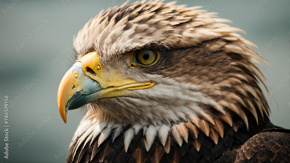 Obraz premium wild eagle portrait, close-up