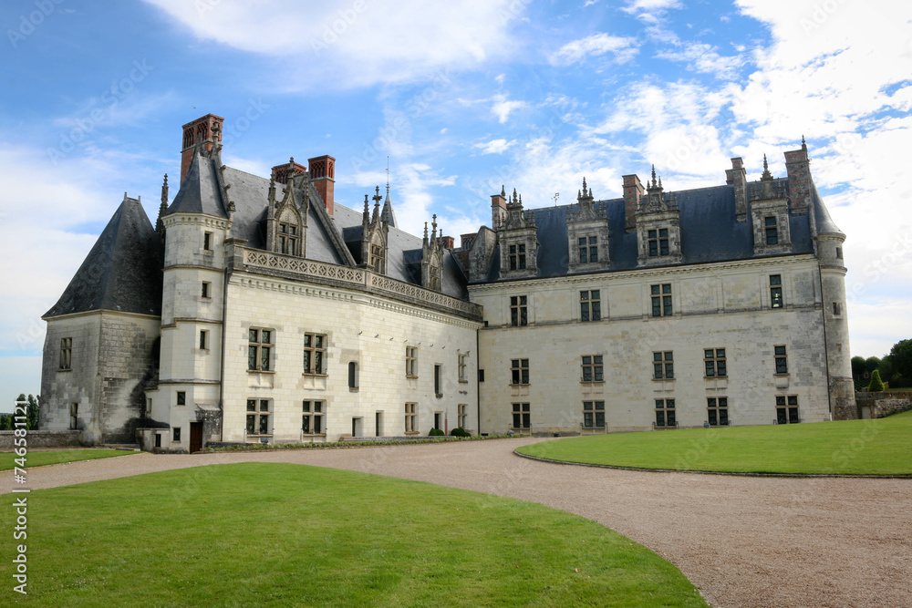 Views from the Royal Château of Ambiose in the Loire Valley, France