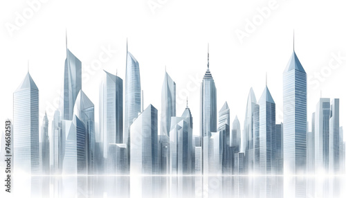 Skyscrapers in modern city International corporations Banks and office buildings 10