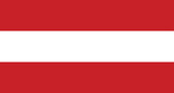 vector illustration flag of austria
