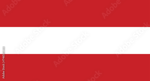 vector illustration flag of austria photo