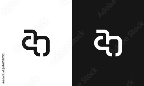 Minimal elegant, Outstanding professional trendy awesome artistic AO initial based Alphabet logo.