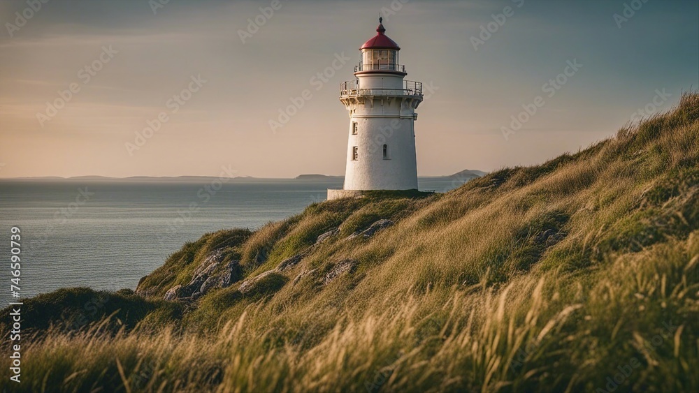 lighthouse on the coast the Baily   lighthouse   
