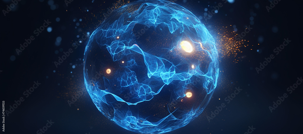 Obraz premium human DNA tissue, cell, virus, bacteria 36