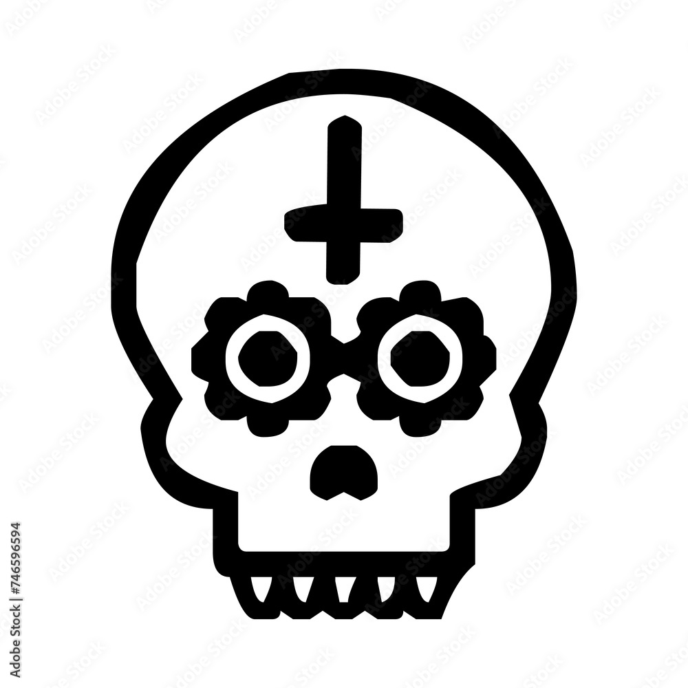 These are several skull-shaped vectors that have unique characteristics. Very suitable for posters for the Cinco de Mayo festival in Mexico. I deliberately made it black and white so you can easily. These are several skull-shaped vectors that have unique characteristics. Very suitable for posters for the Cinco de Mayo festival in Mexico. I deliberately made it black and white so you can easily.
