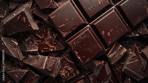 Gourmet Bittersweet Dark Chocolate Squares