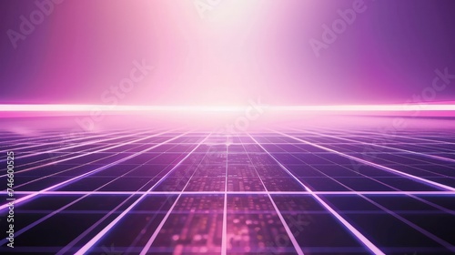 80s retro grid background.