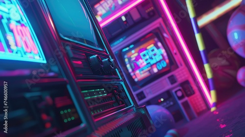 80s themed background for videos