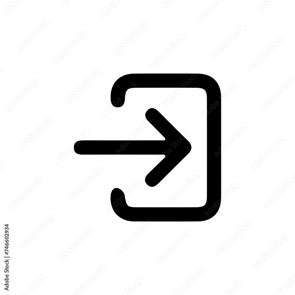 Login Icon in trendy flat style isolated on white background. Approach symbol for your web site design, logo, app, UI. Vector illustration, EPS10. Login Icon in trendy flat style isolated on white background. Approach symbol for your web site design, logo, app, UI. Vector illustration, EPS10.
