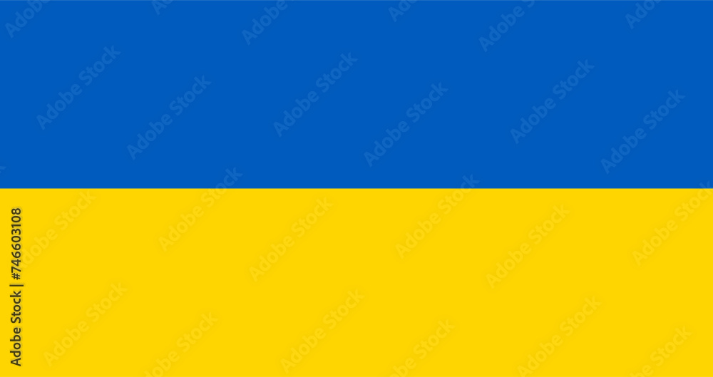 vector illustration flag of Ukraine vector illustration flag of Ukraine