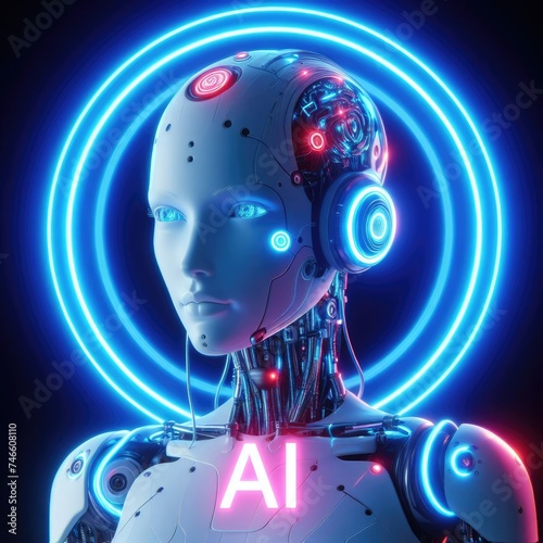 Robotic Renaissance: AI Cyborg Cyberpunk Fusion for Modern Creativity