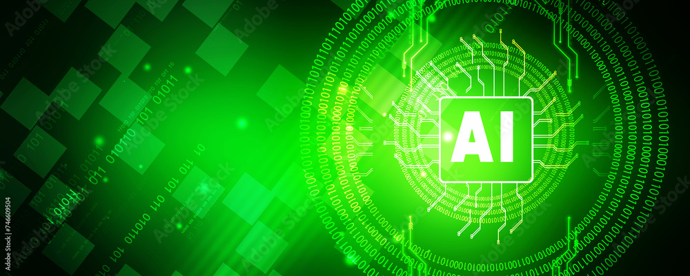 2d illustration Artificial Intelligence (AI) concept
2d illustration Artificial Intelligence (AI) concept