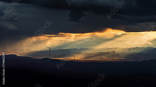 windfarm landscape at sunrise (1)