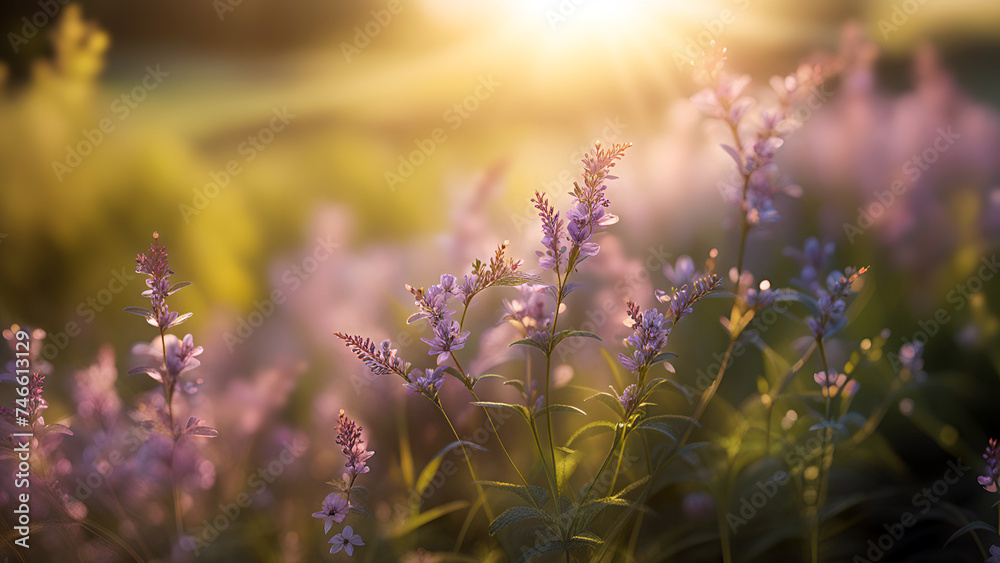 Spring flowers in the morning. Spring flowers in the morning.