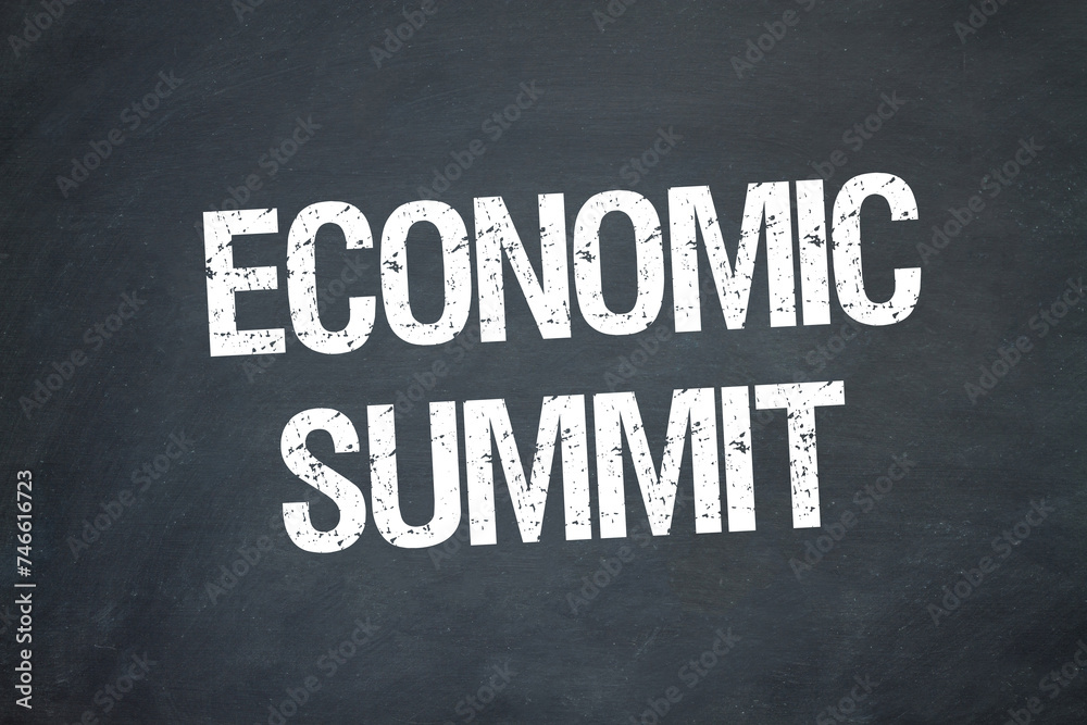 Fototapeta premium Economic Summit 