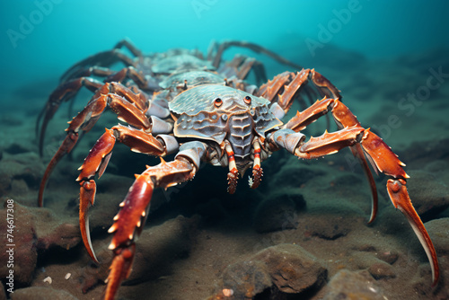 King crabs on the seabed © wendi