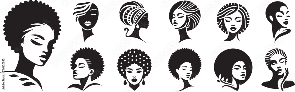 beautiful women with afro hairstyles