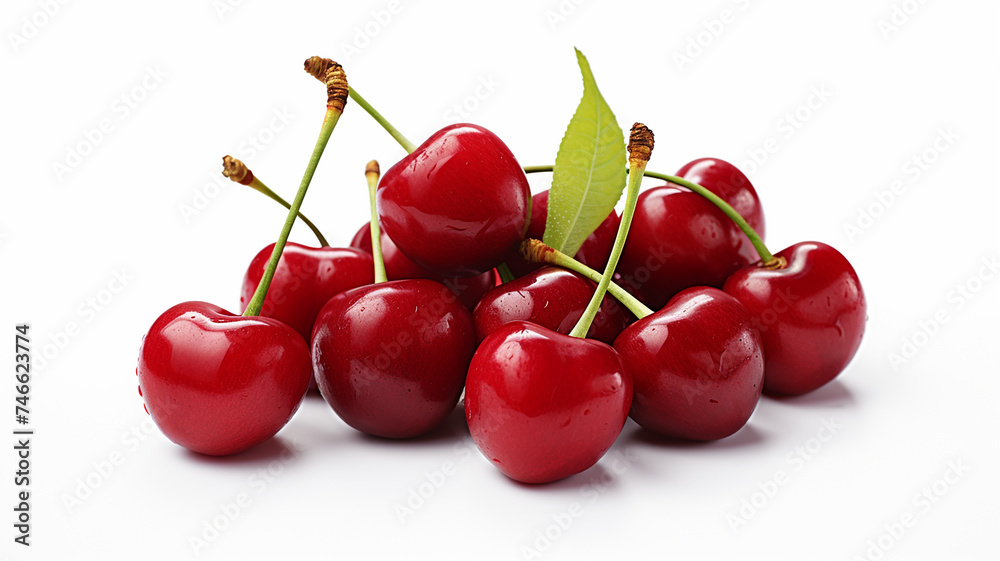 cherries on a plate