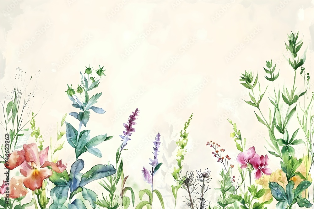 background with grass and flowers background with grass and flowers
