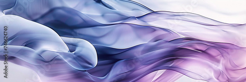 Horizontal colorful abstract wave background with midnight blue and moderate violet colors. photo