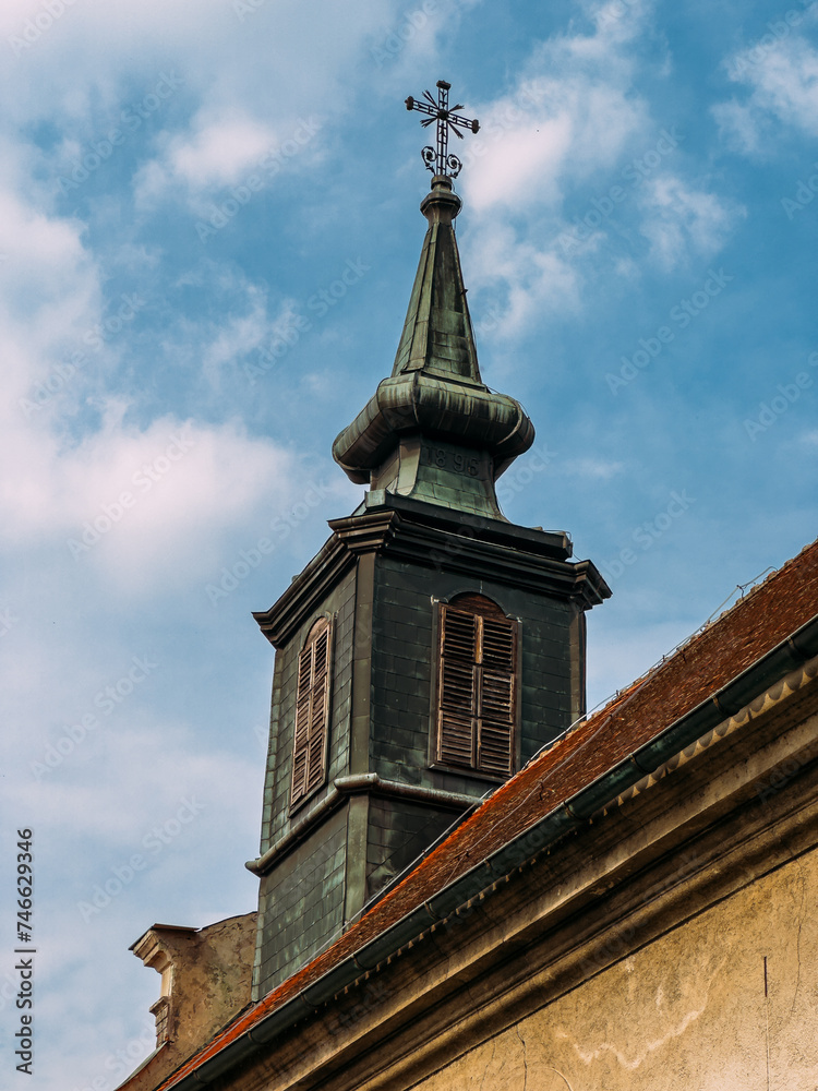 Dome of an Orthodox church near the Petrovaradin Fortress, Novi Sad, Serbia