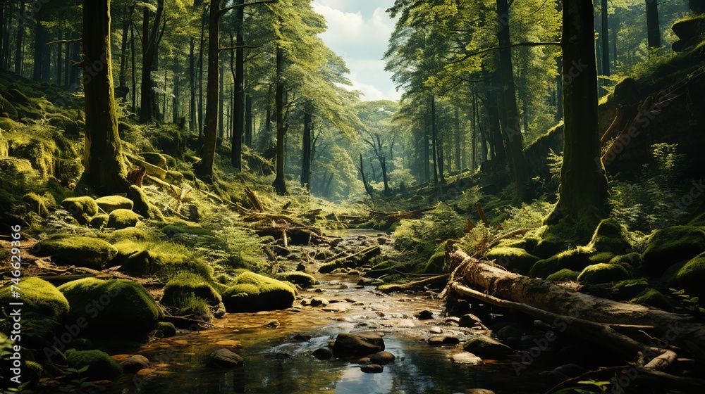 a forest of trees and sunlight shining through it, in the style of light green and dark beige, metropolis meets nature, fauna and flora accuracy, exacting precision a forest of trees and sunlight shining through it, in the style of light green and dark beige, metropolis meets nature, fauna and flora accuracy, exacting precision