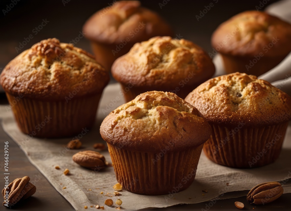 Tasty muffin closeup Tasty muffin closeup