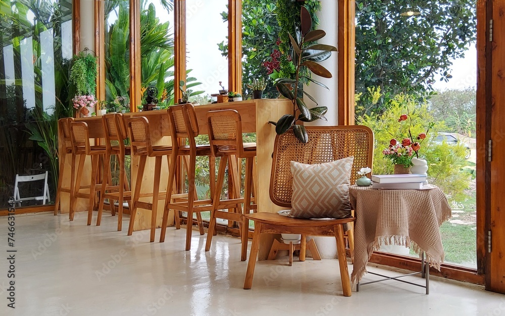 Obraz premium table and chairs