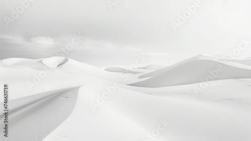 minimalistic empty white background © Bi